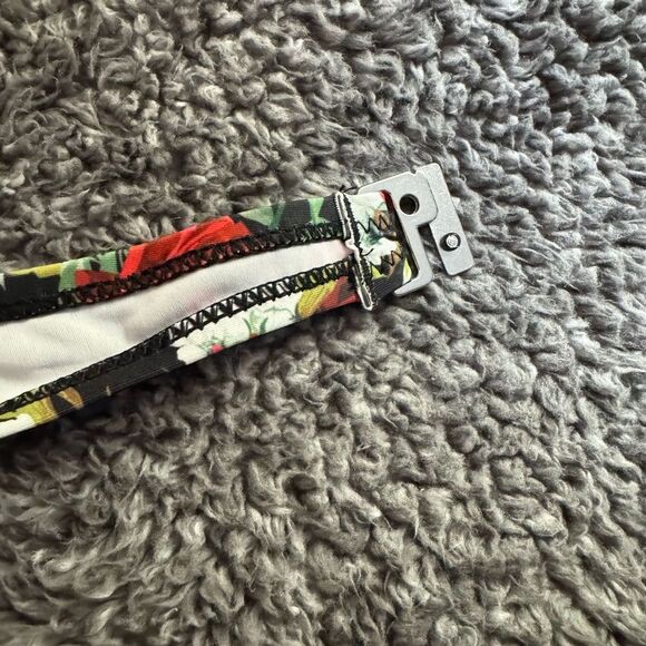 Halter Bathing Suit Bikini Top New Roses - Picture 3 of 8